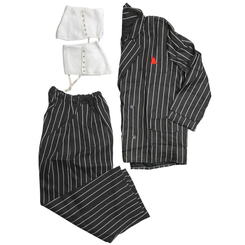 Pinstripe Gangster Suit Mens Costume - Size Standard