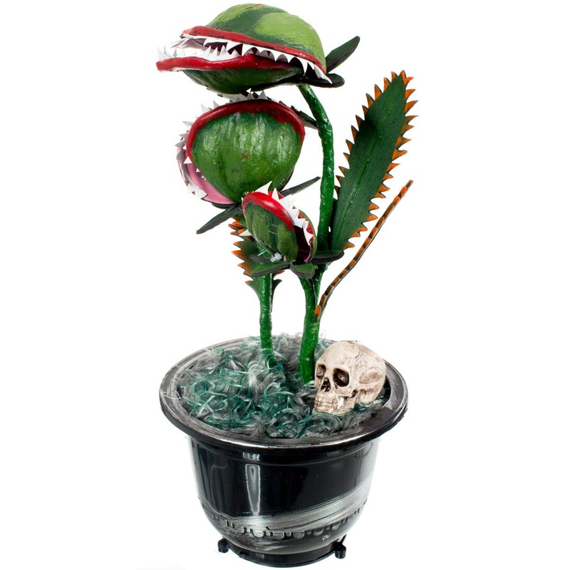 Animated Light Up Venus Fly Trap Halloween Decoration