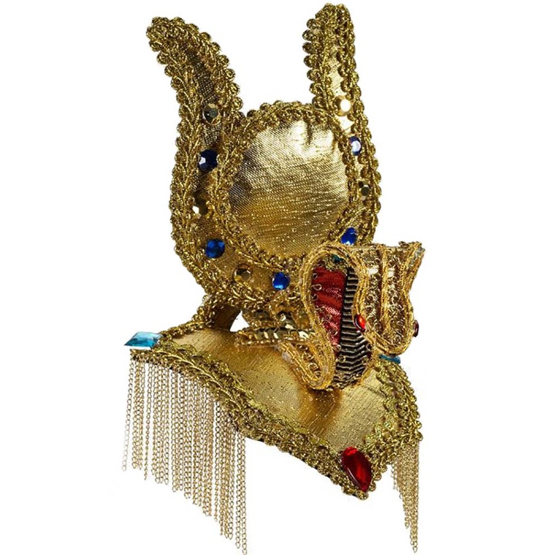 Cleopatra Egyptian Gold Costume Headpiece
