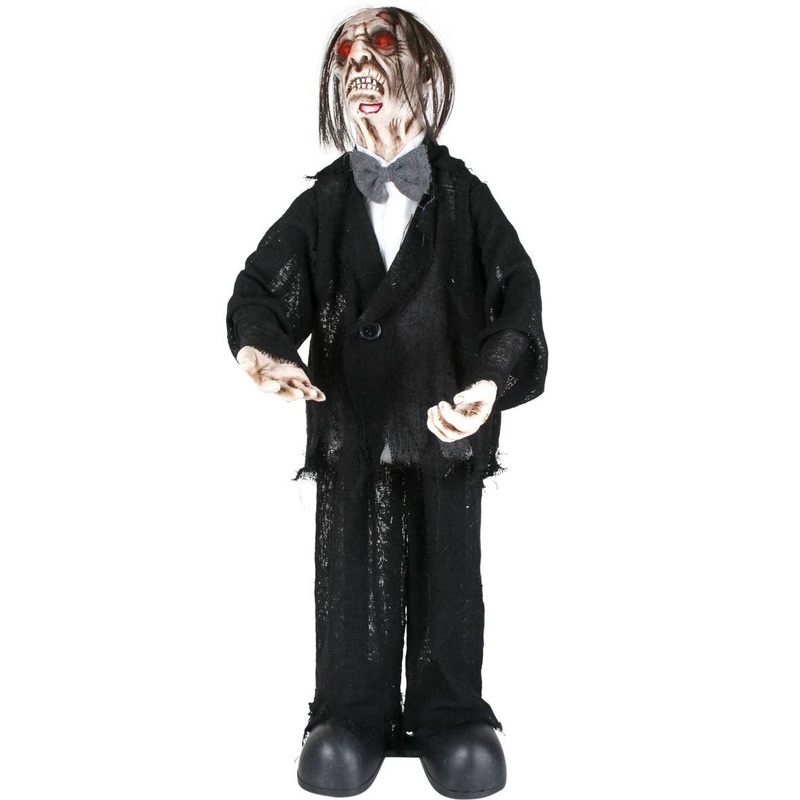 Creepy Colin Sound and Movement Halloween Zombie Decoration