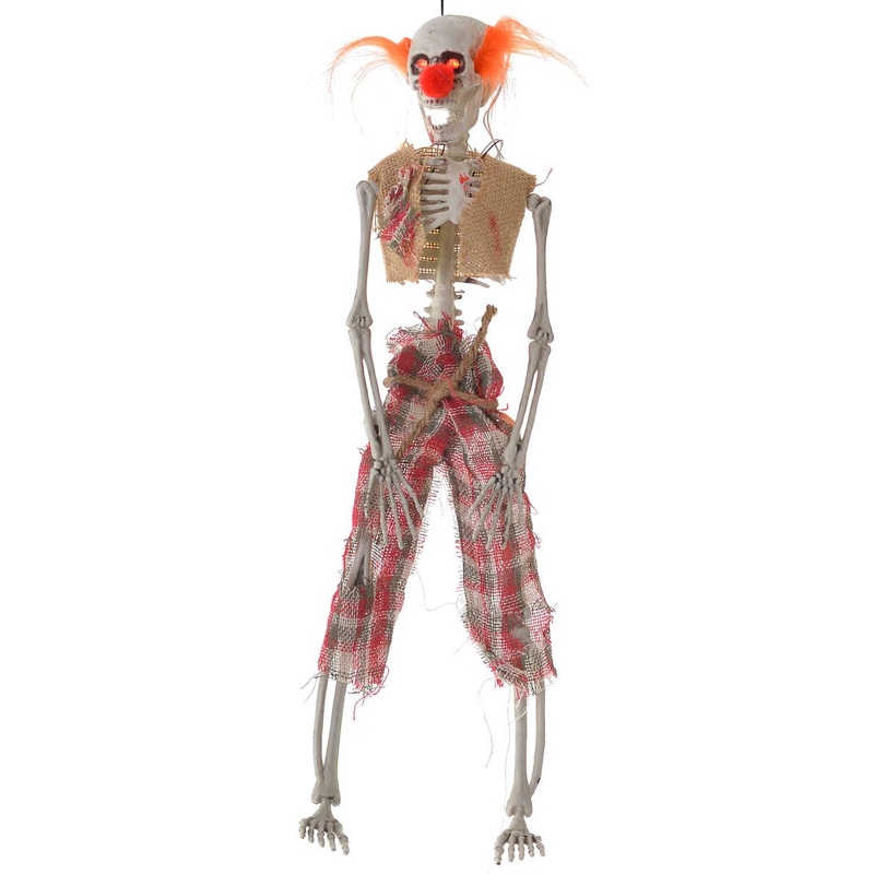Hanging Light Up Horror Clown Halloween Decoration