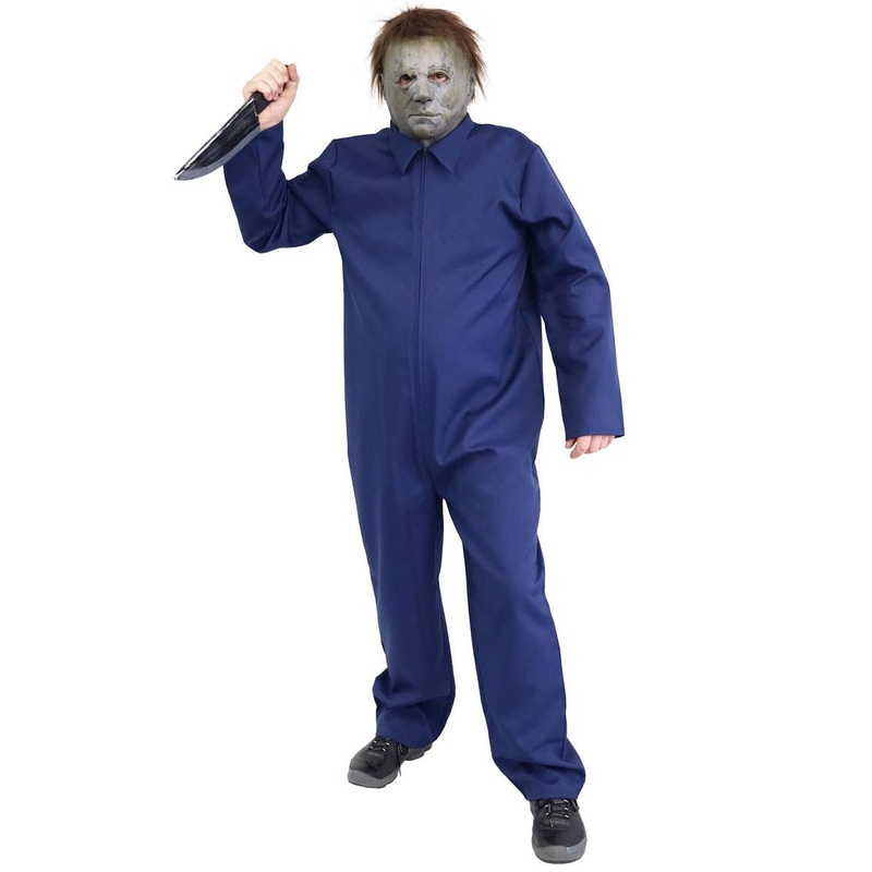Mike Myers Plus Size Mens Blue Halloween Costume