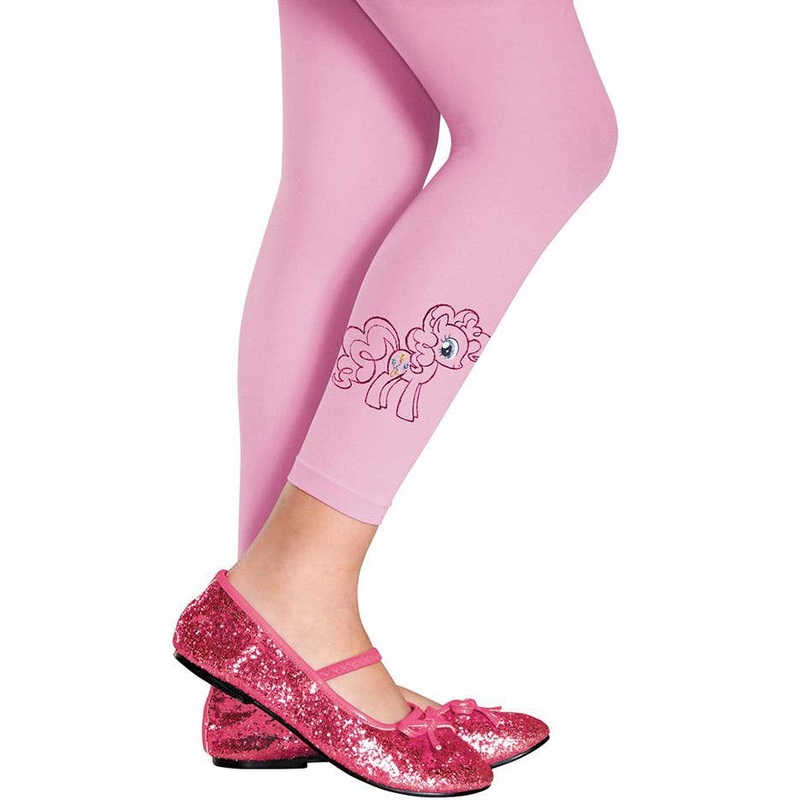 Pinkie Pie Girls Pink My Little Pony Footless Stockings