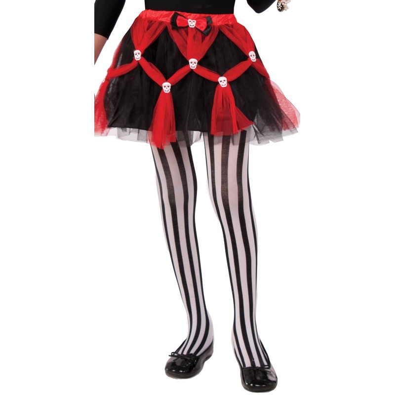 Striped Pirate Girls Costume Stockings