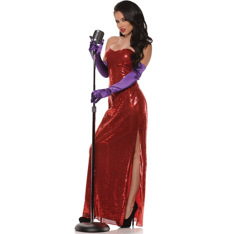 Bombshell Sexy Jessica Rabbit Womens Costume