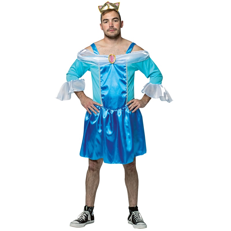 Cinderfella Mens Funny Fairytale Princess Costume