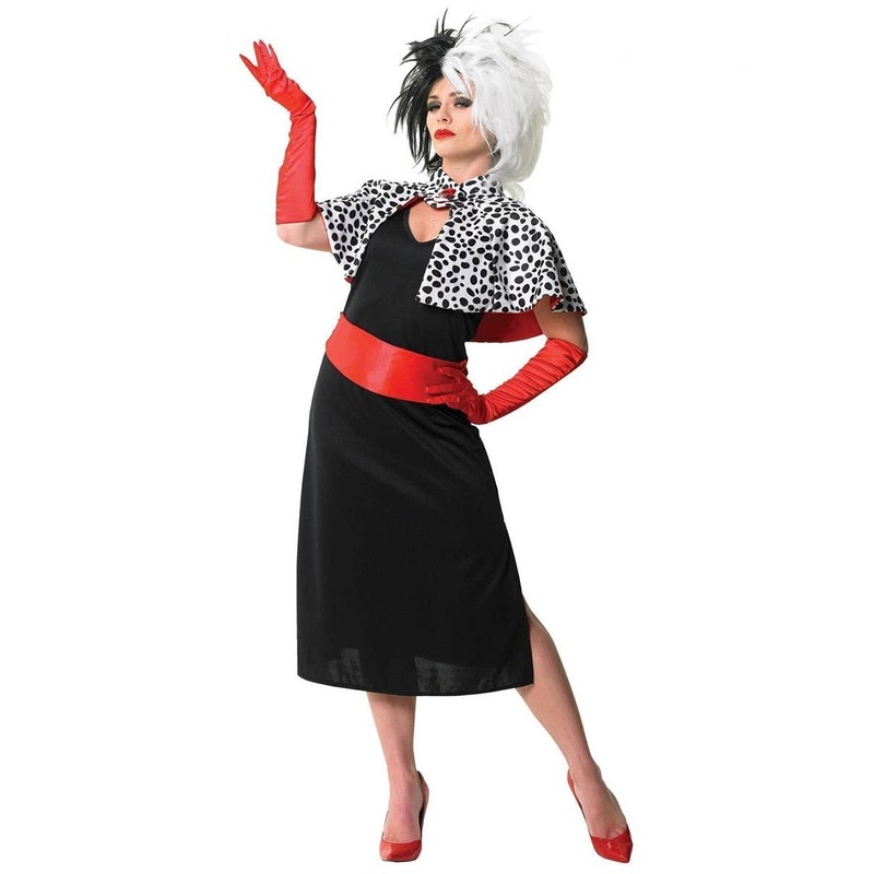 Cruella De Vil Womens Disney Villain Costume