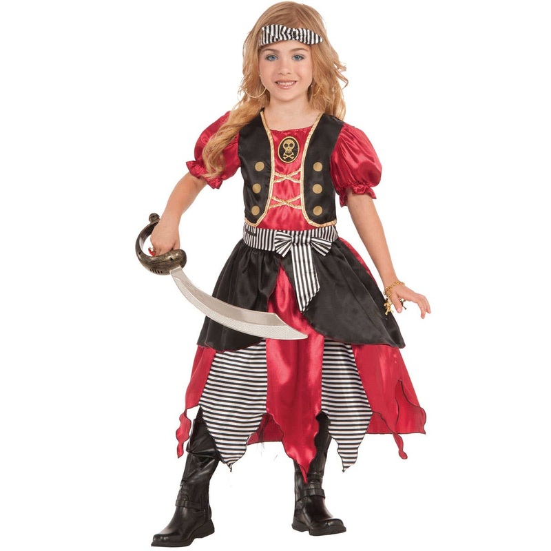 Cute Buccaneer Pirate Girls Costume