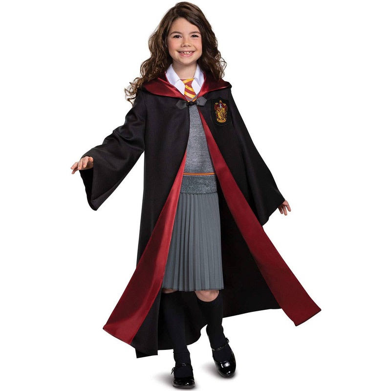 Deluxe Gryffindor Robe Girls Hermione Granger Costume