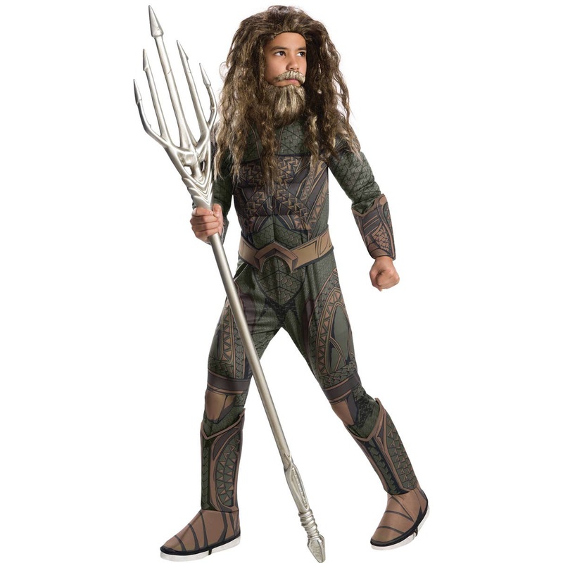 Deluxe Justice League Aquaman  Boys Superhero Costume