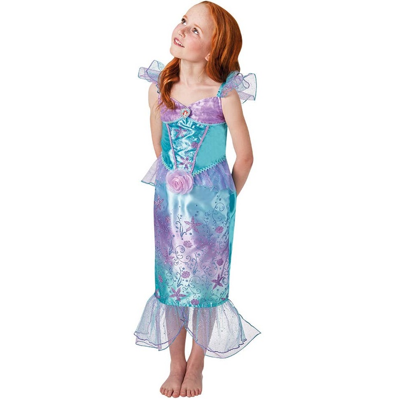Disney Princess Little Mermaid Girls Fancy Dress Costume