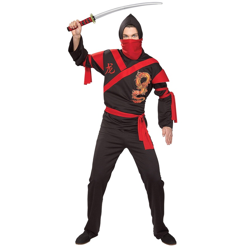 Dragon Ninja Warrior Mens Japanese Costume