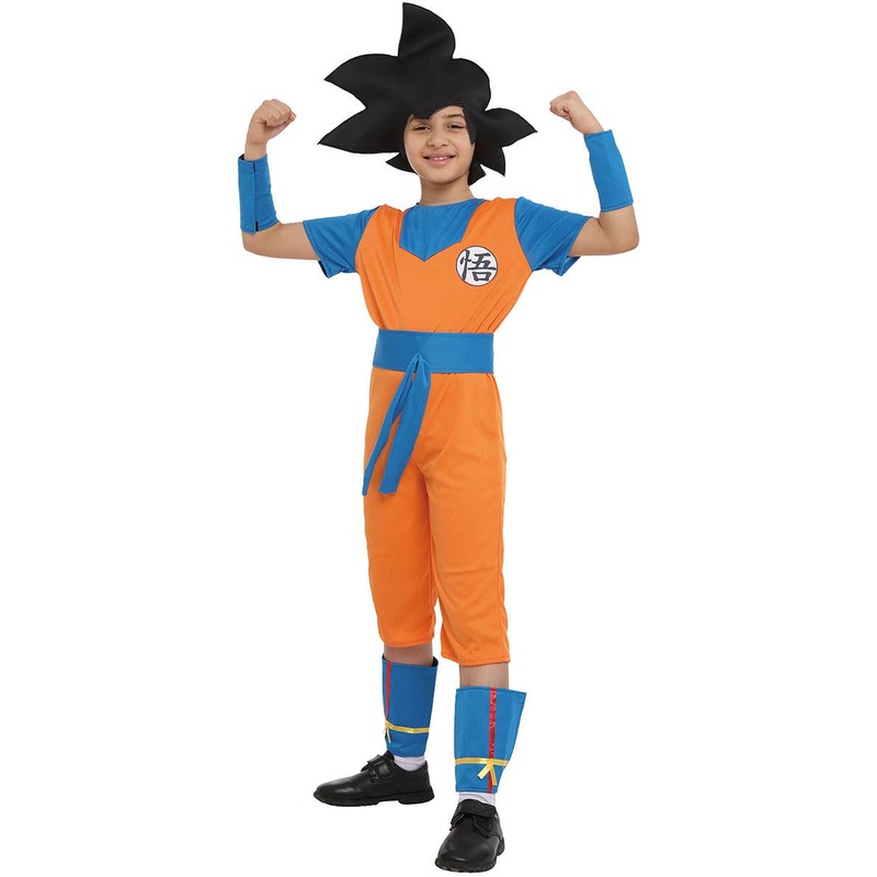 Dragonball Inspired Super Sayan Goku Boys Costume