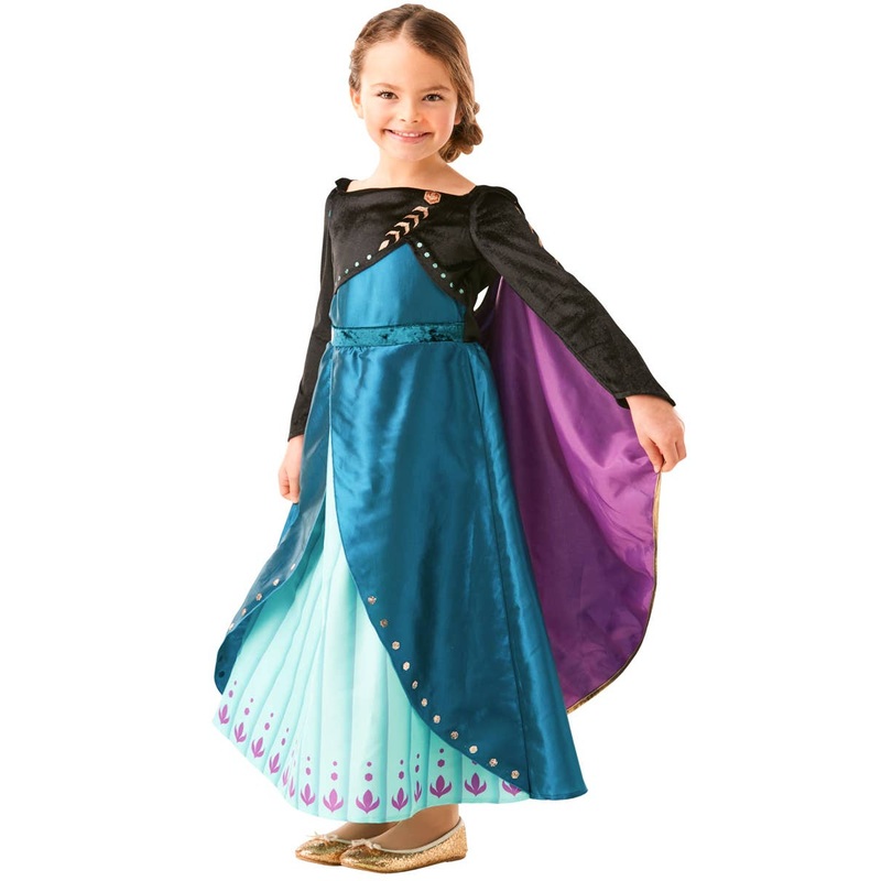 Frozen 2 Epilogue Girls Premium Queen Anna Costume