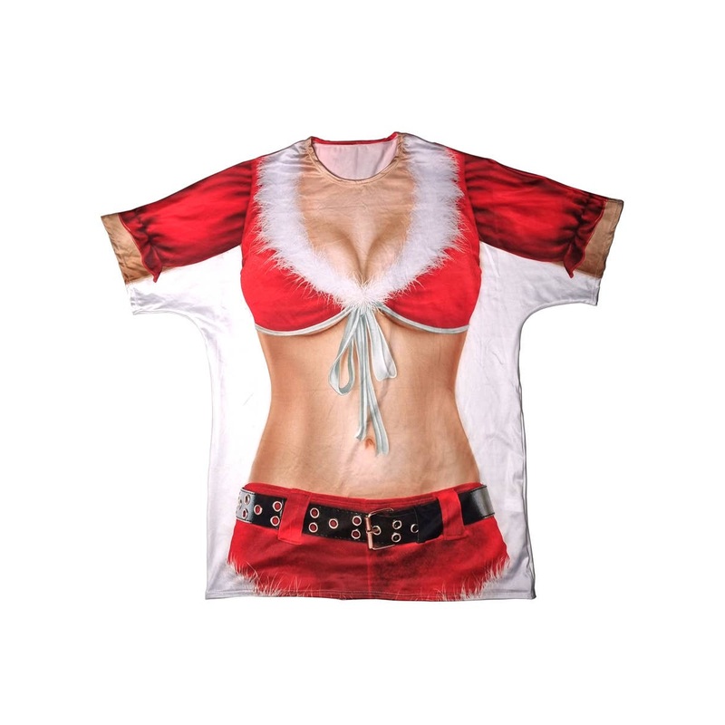 Funny Sexy Christmas Womens Costume T-Shirt