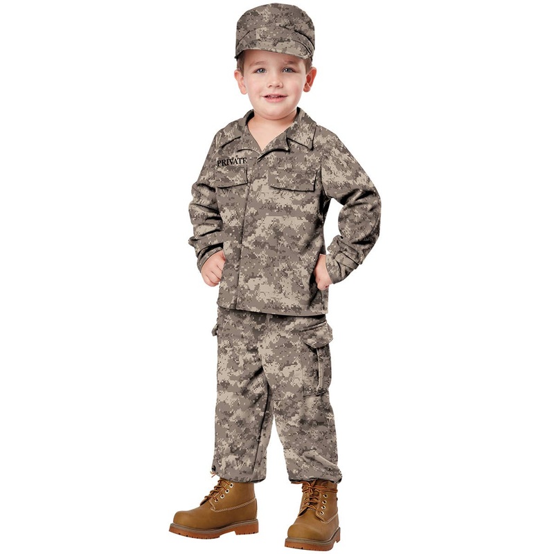 Military Army Soldier Toddler Boys Costume