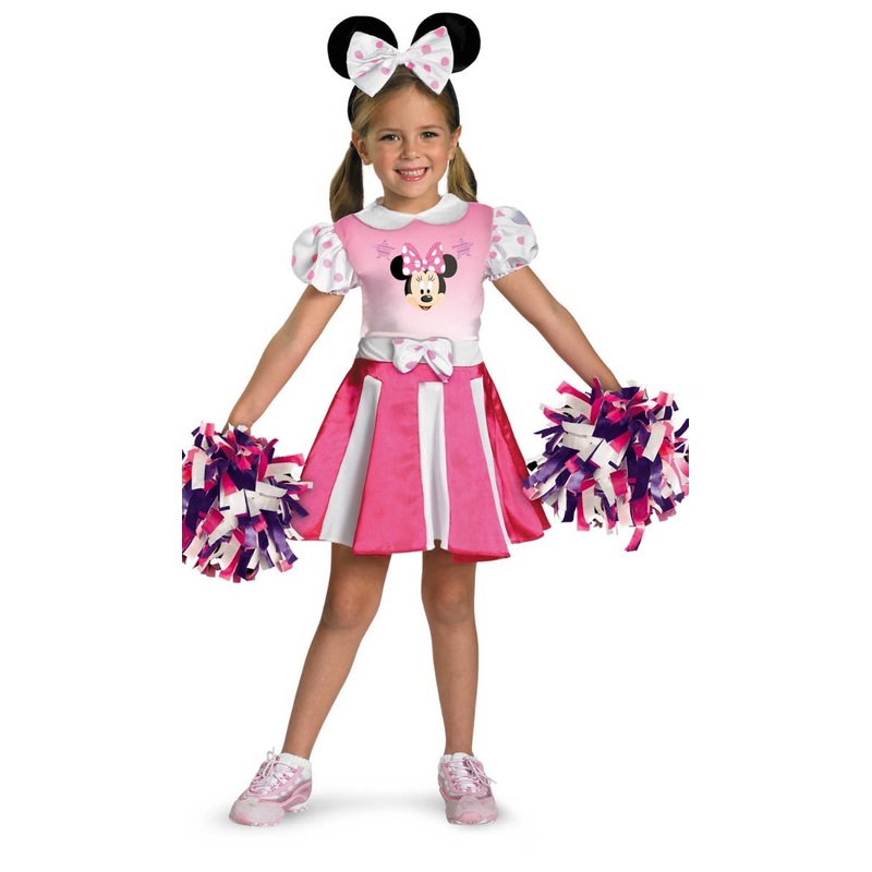 Minnie Mouse Toddler Girls Pink Cheerleader Costume
