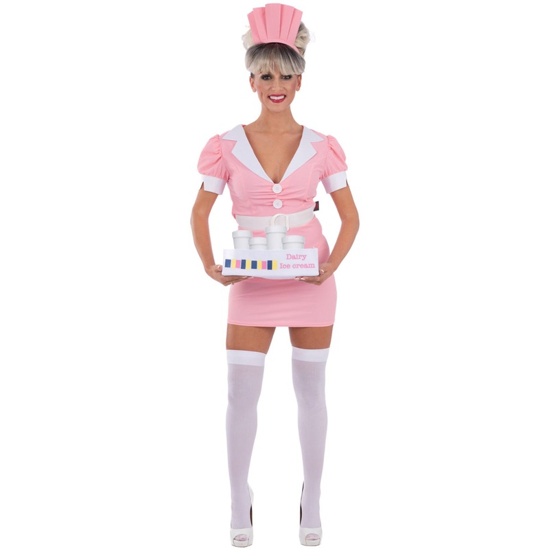Plus Size Womens Rocky Horror Sexy Usherette Costume