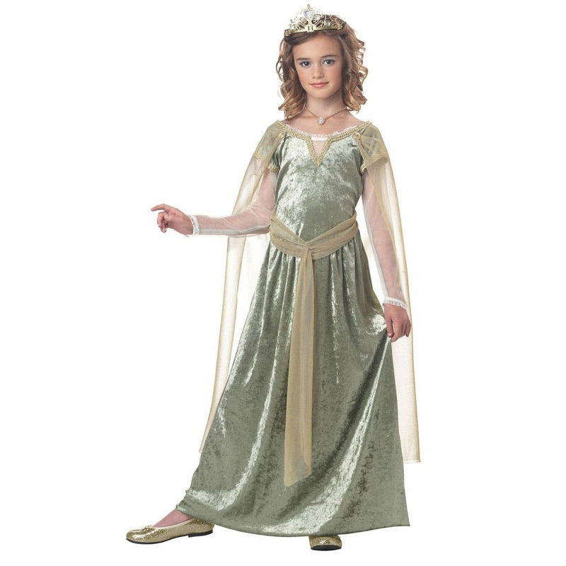 Queen Guinevere Girls Renaissance Costume