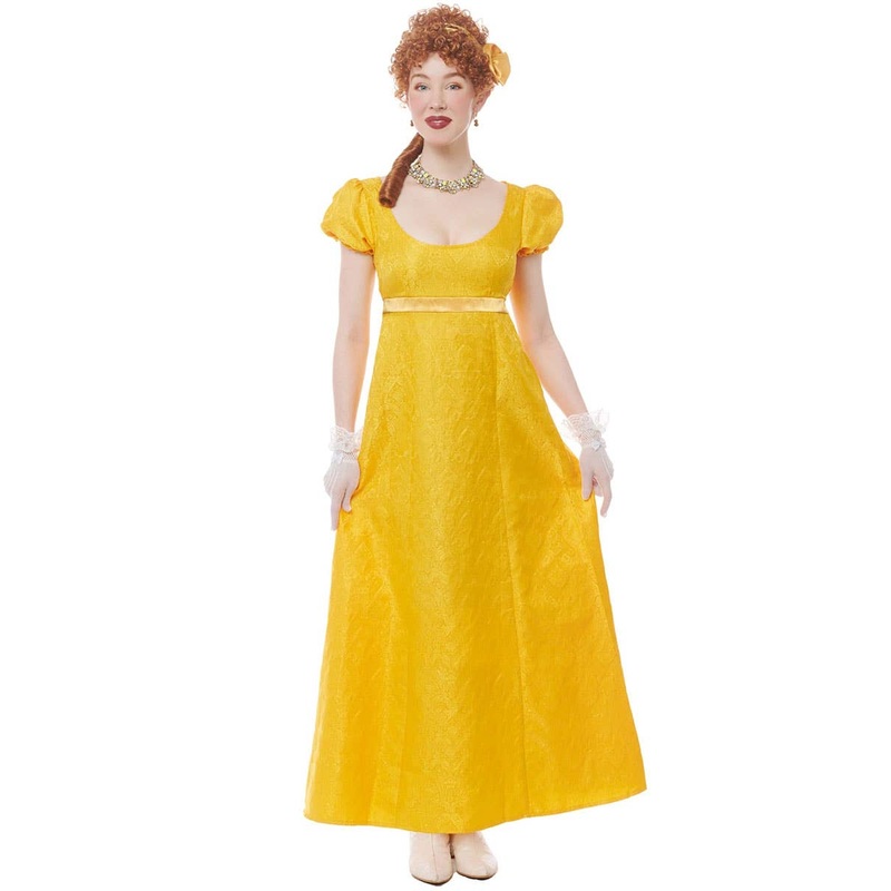 Regency Lady Penelope Bridgerton Style Womens Costume