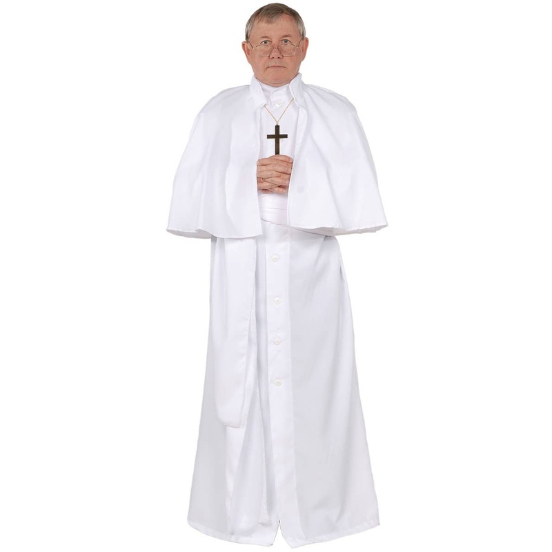 Religious Pope Mens Catholic Fancy Dress Costume