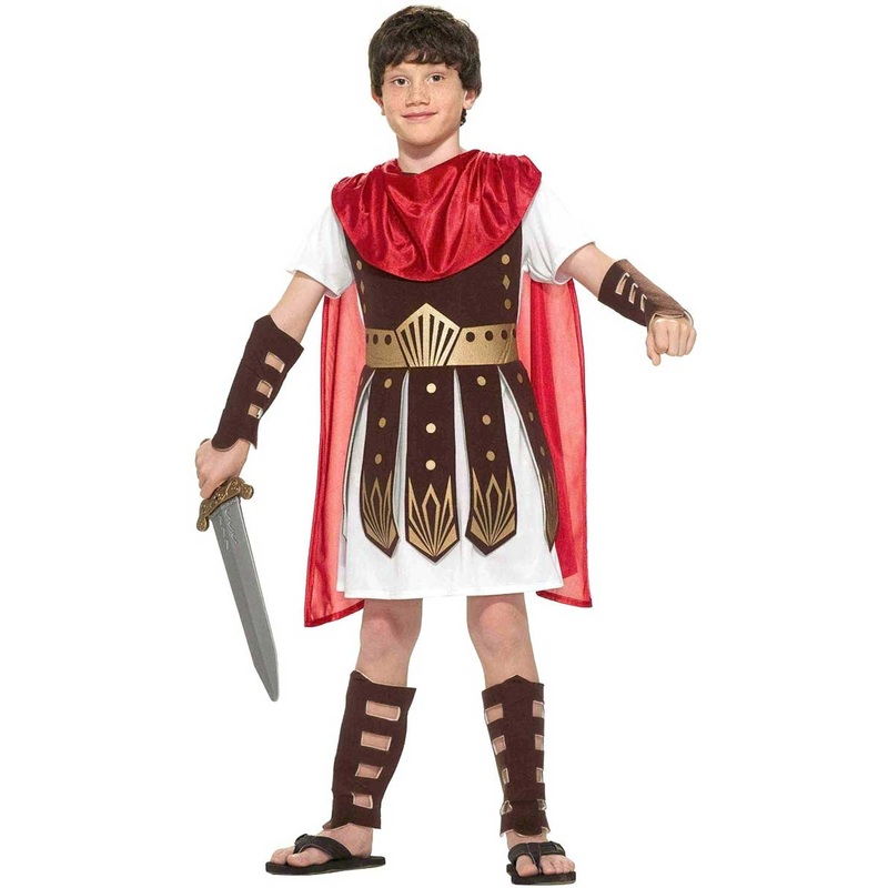 Roman Warrior Boys Gladiator Costume