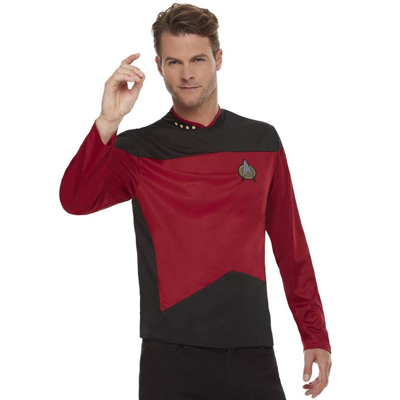 Star Trek Next Generation Mens Maroon Command Costume