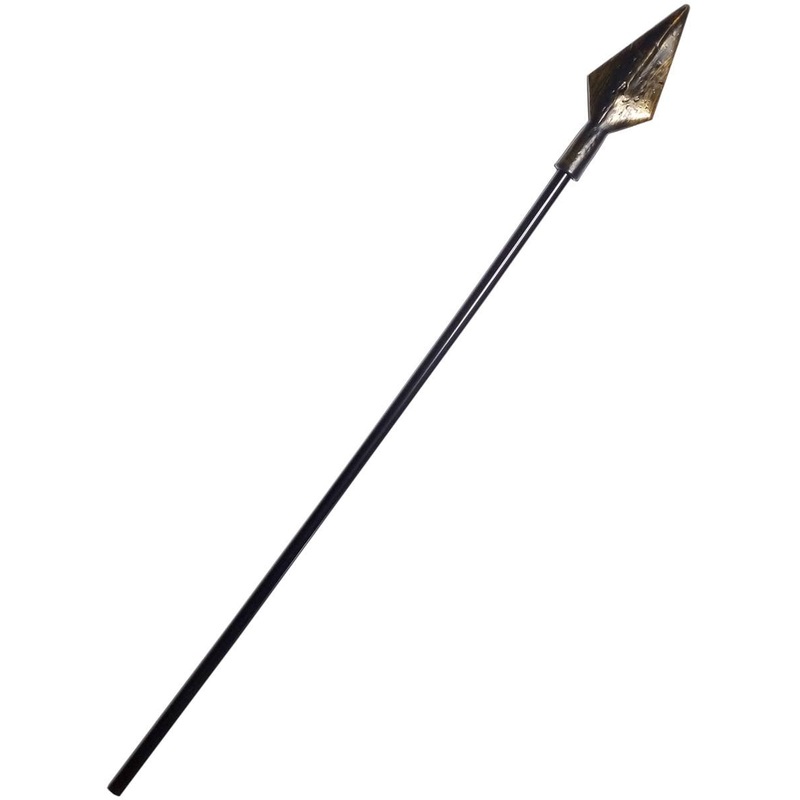 Aged Gold Metal Look Ancient Spear Costume Weapon
