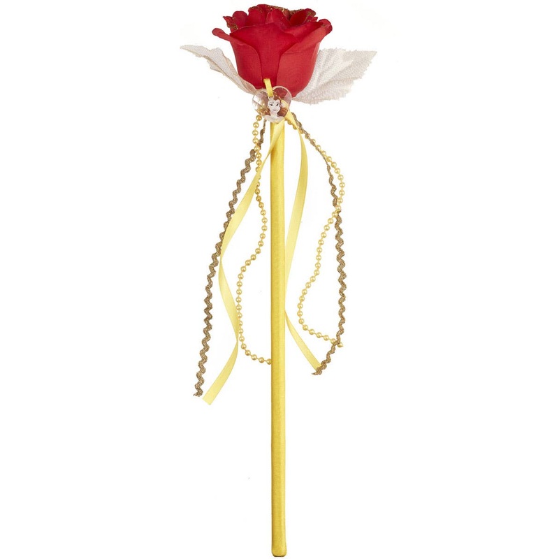 Beauty and the Beast Belle Girls Rose Costume Wand