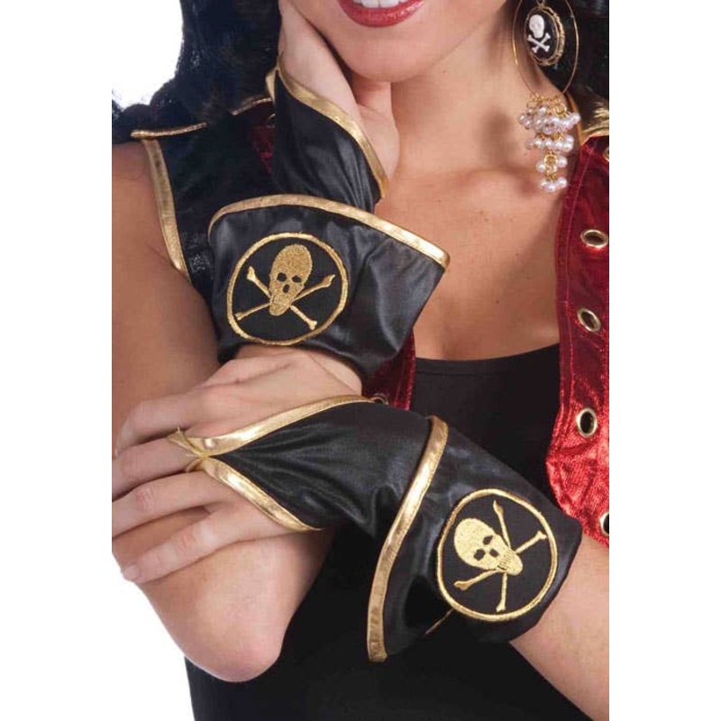 Buccaneer Beauty Fingerless Pirate Gloves