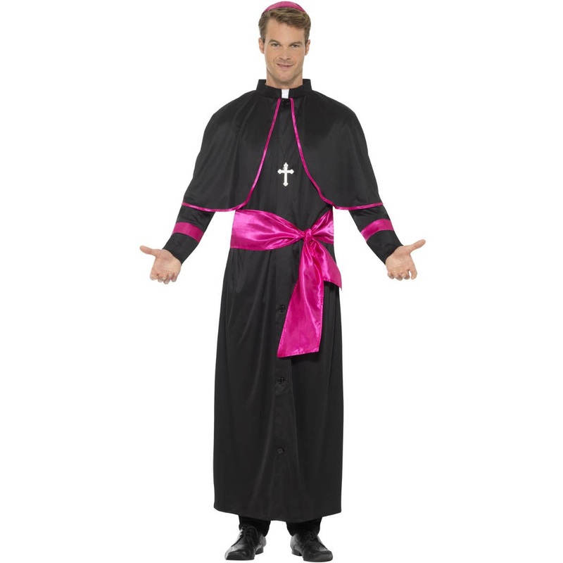 Cardinal Vatican Mens Fancy Dress Costume