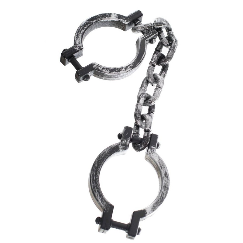 Death Row Ankle Shackles Costume Accessory