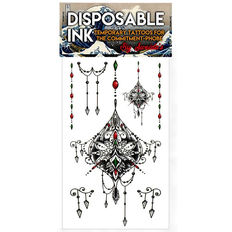 Disposable Ink Maharaja Temporary Body Tattoos