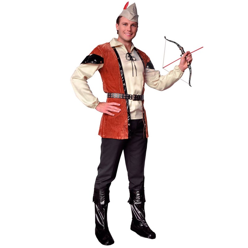 Forest Huntsman Deluxe Mens Robin Hood Costume