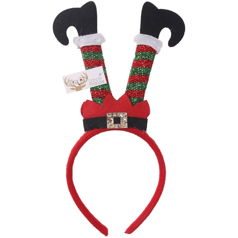 Funny Elf Legs Novelty Christmas Headband
