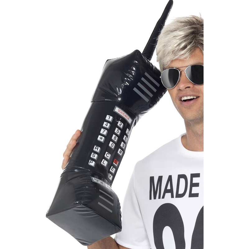 Inflatable Retro Mobile Phone Costume Accessory