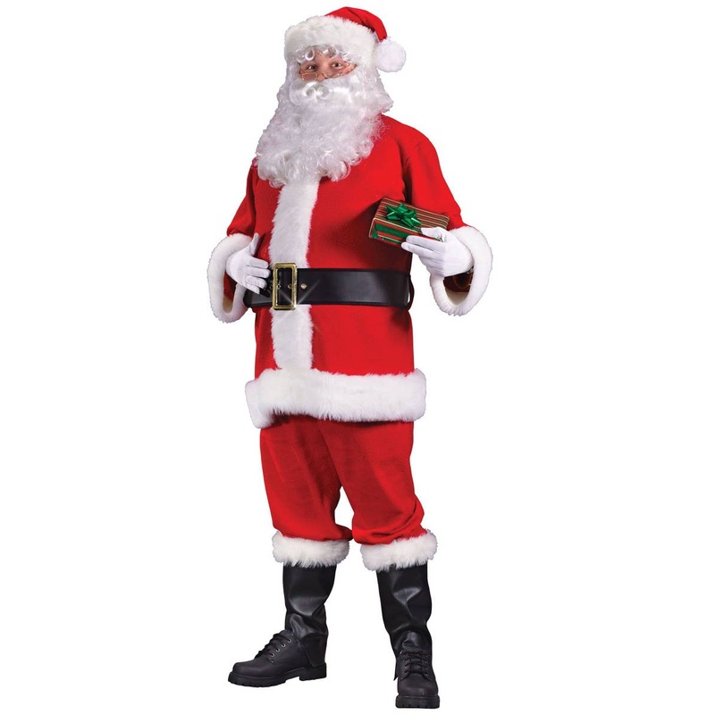 Jolly Father Christmas Plus Size Mens Santa Claus Costume