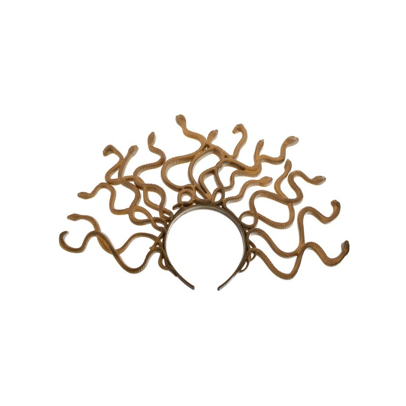 Medusa Headpiece with Slithering Snakes Costume Accessory