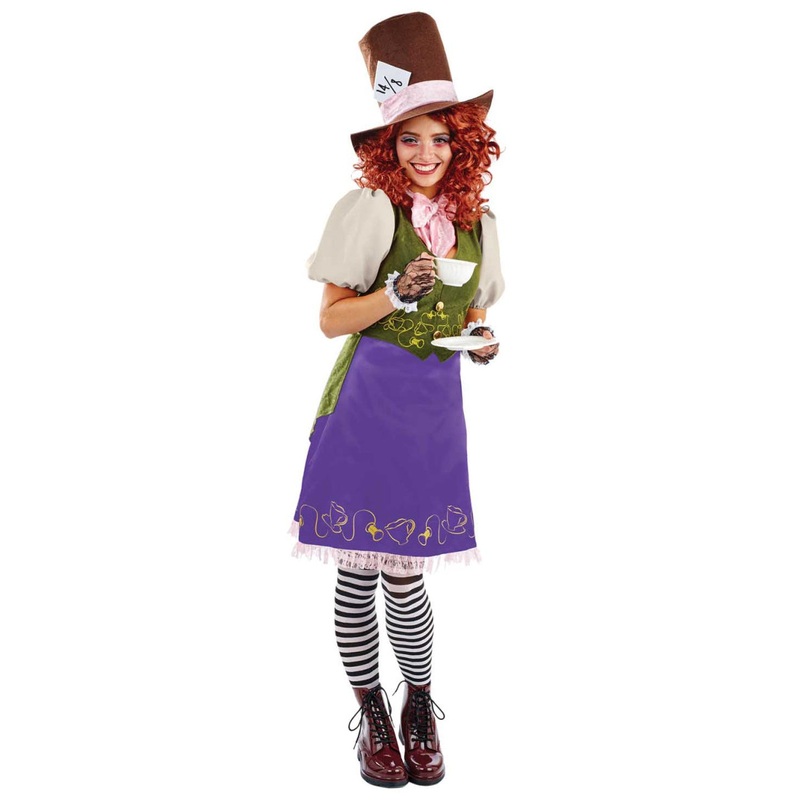 Miss Madness Womens Wonderland Hatter Costume