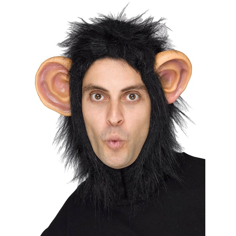 Monkey Costume Hood with PVC Ears
