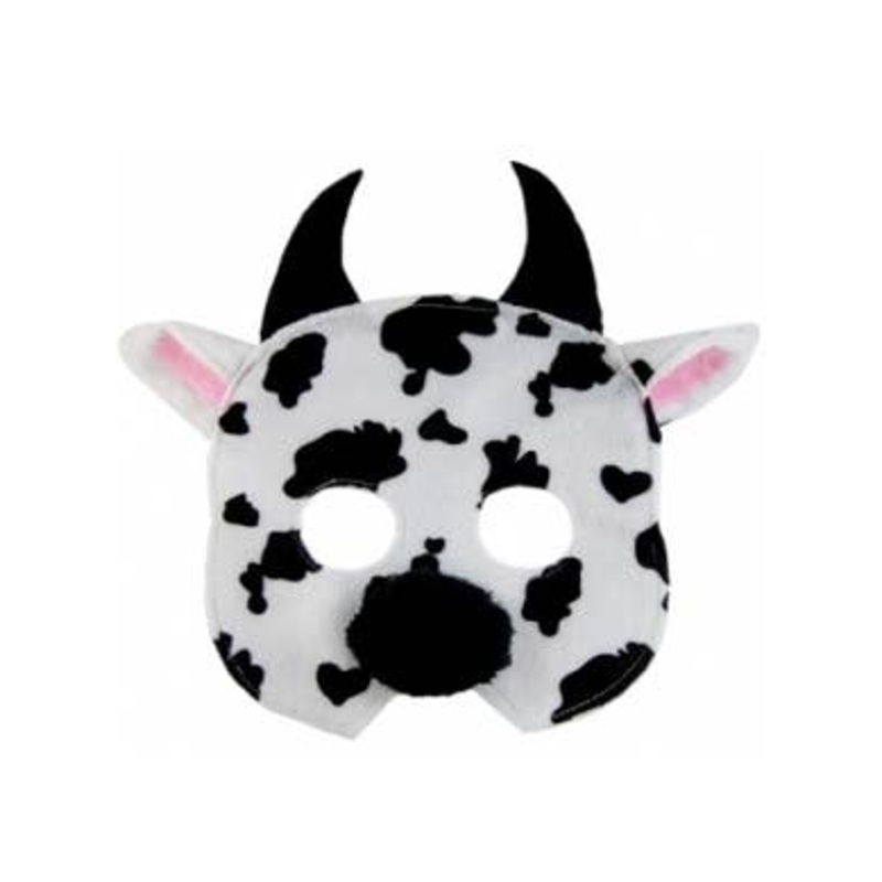 Plush Cow Kids Animal Costume Mask