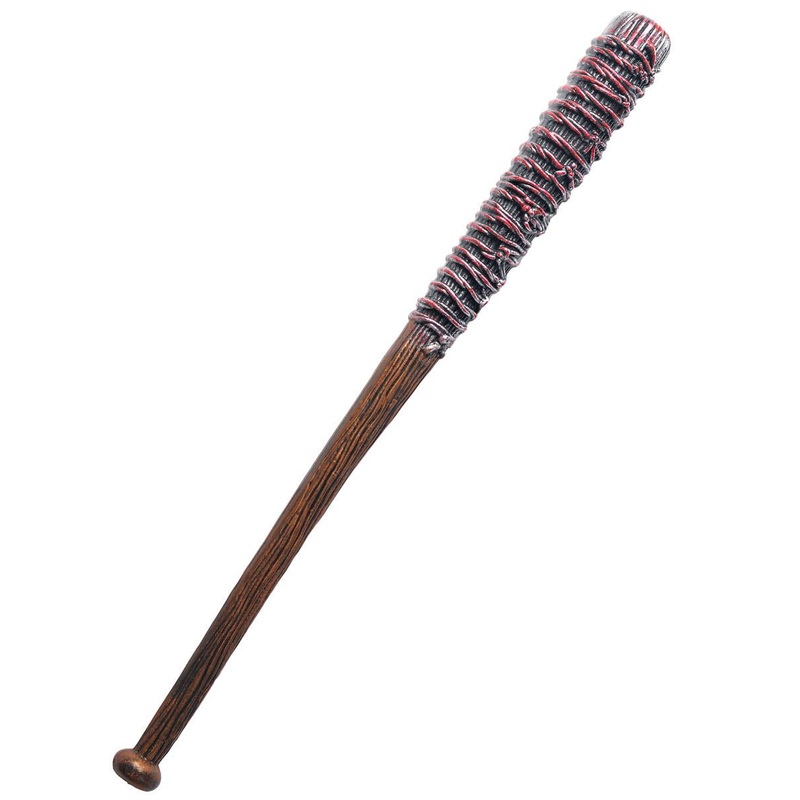 Realistic Baseball Bat with Barbed Wire Costume Weapon
