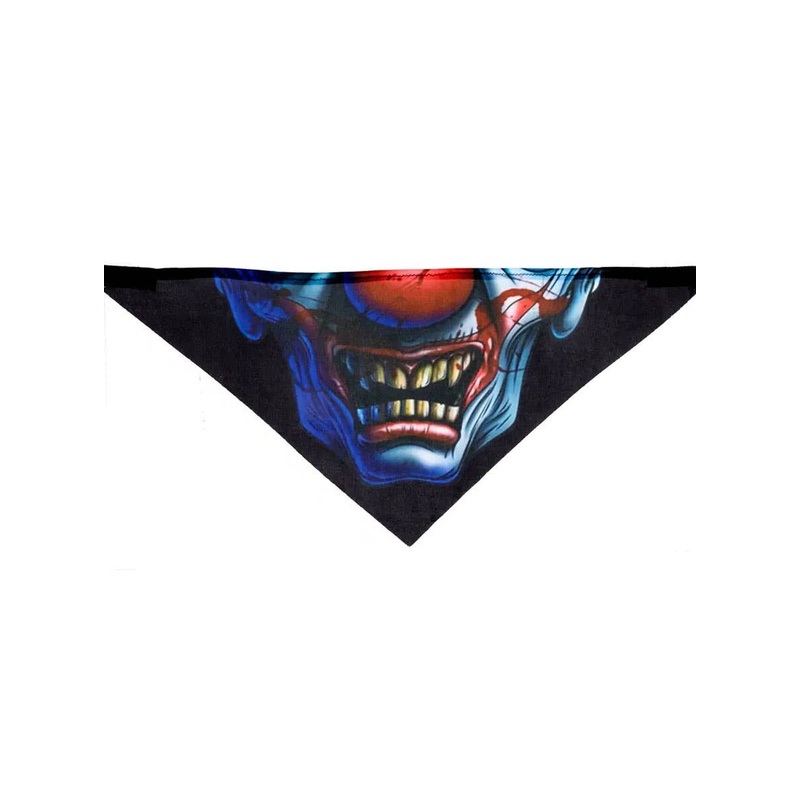 Scary Clown Face Halloween Costume Bandanna
