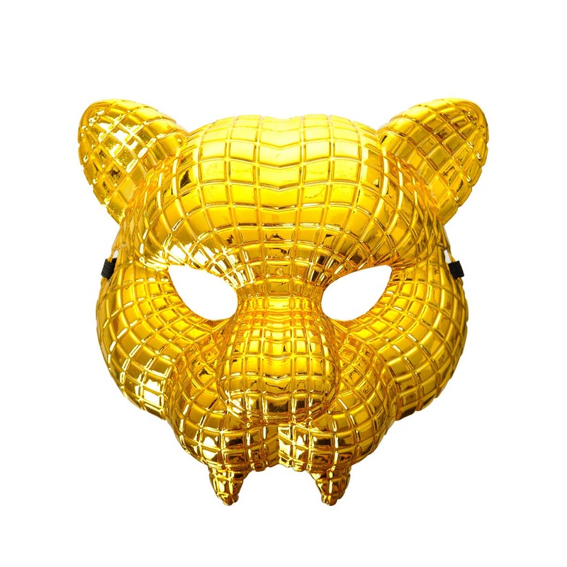 Squid Play VIP Gold Leopard Costume Mask
