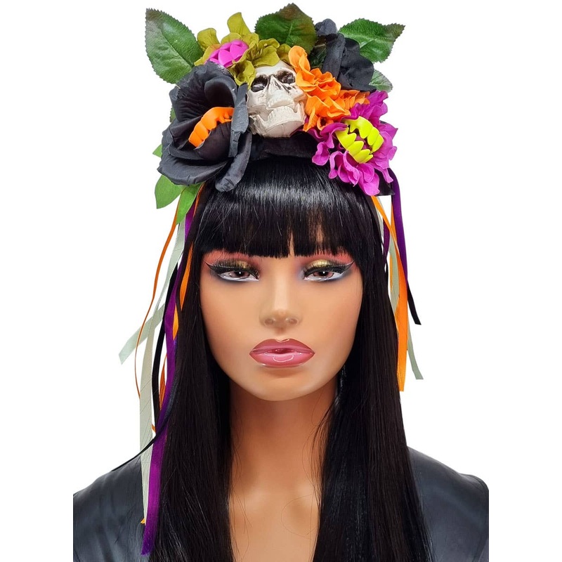 Vibrant Monster Fang Flower Halloween Costume Headband