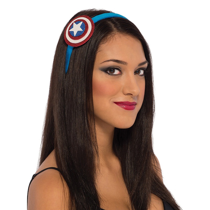 Captain America Womens Superhero Costume Headband