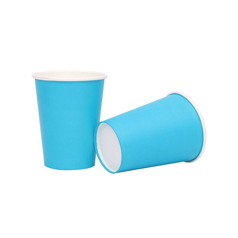 Caribbean Blue 20 Pack Paper Cups