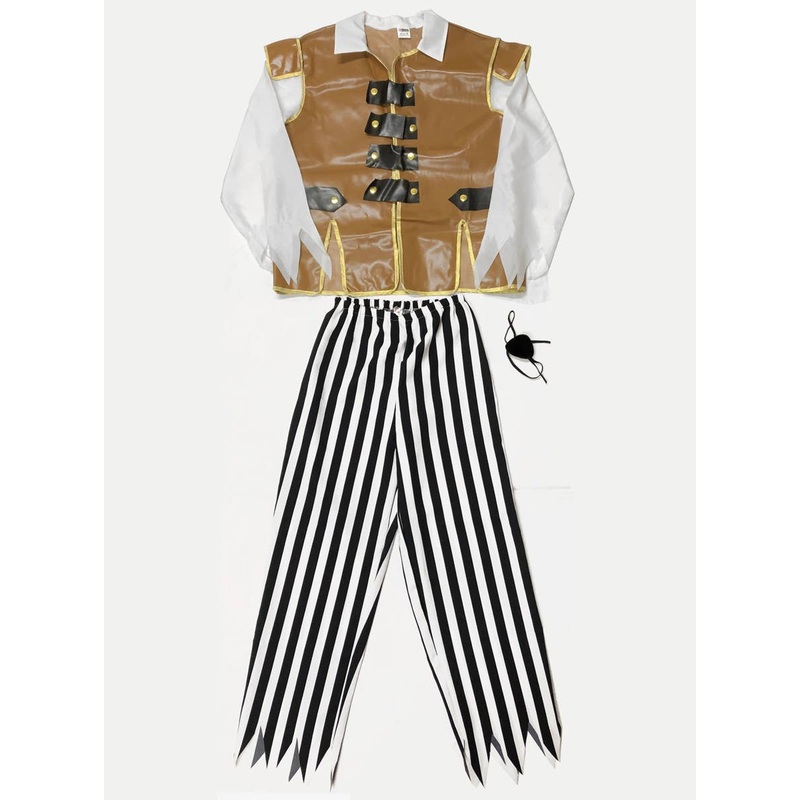Caribbean Pirate Mens Costume - Size Small