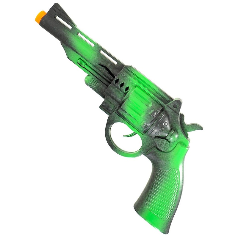 Fake Green and Black Toy Gun Costume Weapon