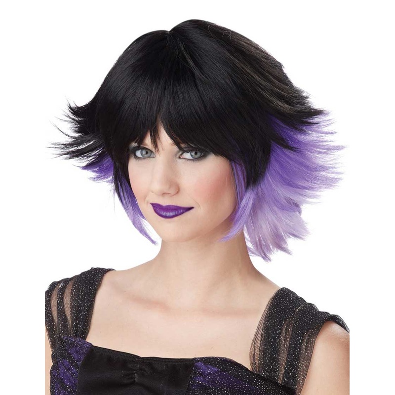Fantasia Womens Purple Bad Fairy Wig